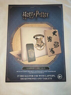 Harry Potter Gadget Decals Stickers Waterproof Removable OPEN BOX 2 Missing
